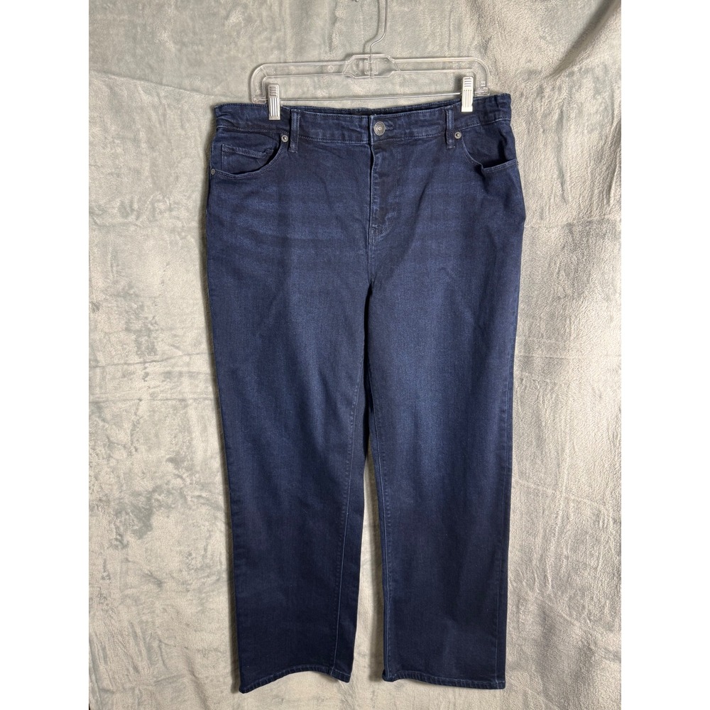 Hudson Jeans Size 16 Blue High Rise Straight Leg Denim NWT NEW